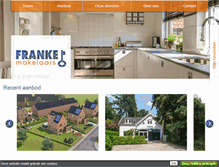 Tablet Screenshot of frankemakelaars.nl